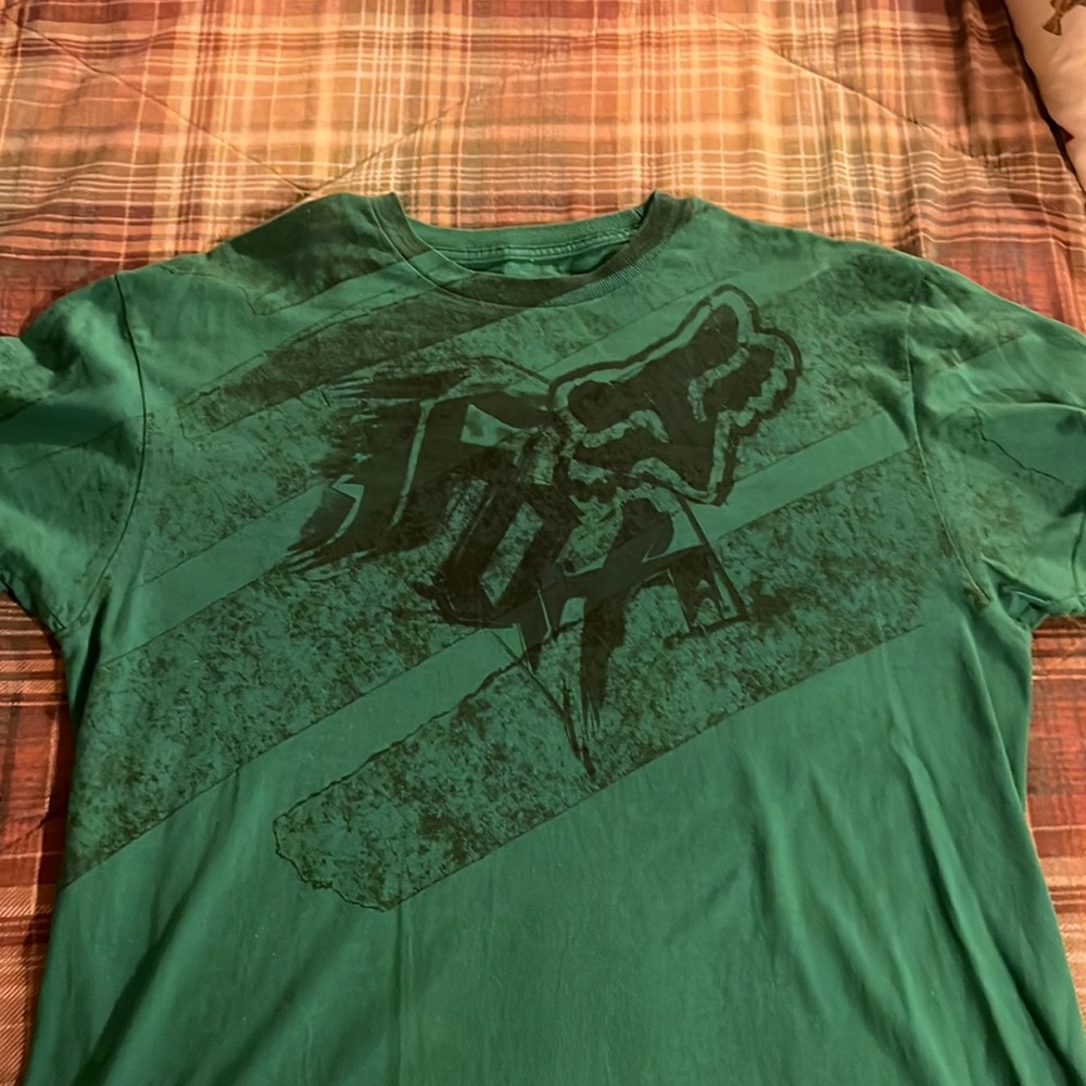 Fox short sleeve shirt size large
